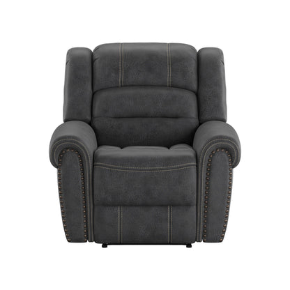 Gliding Recliner Chair - Gray
