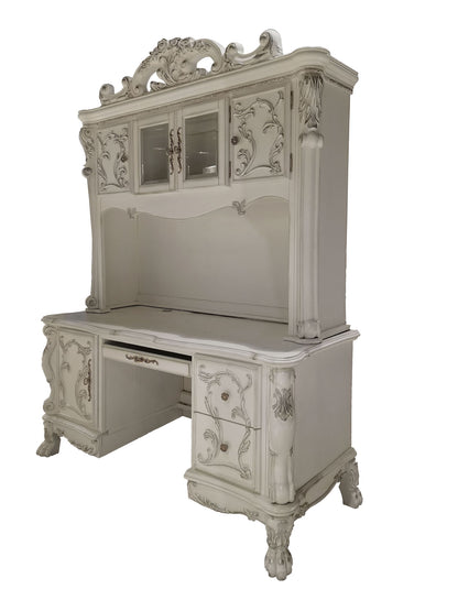 Dresden - Computer Desk Hutch - White