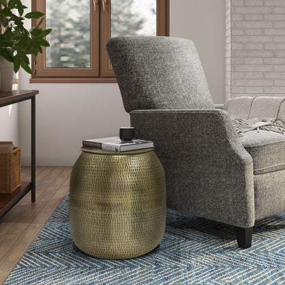 Griffen - Handcrafted Metal Storage Accent Table