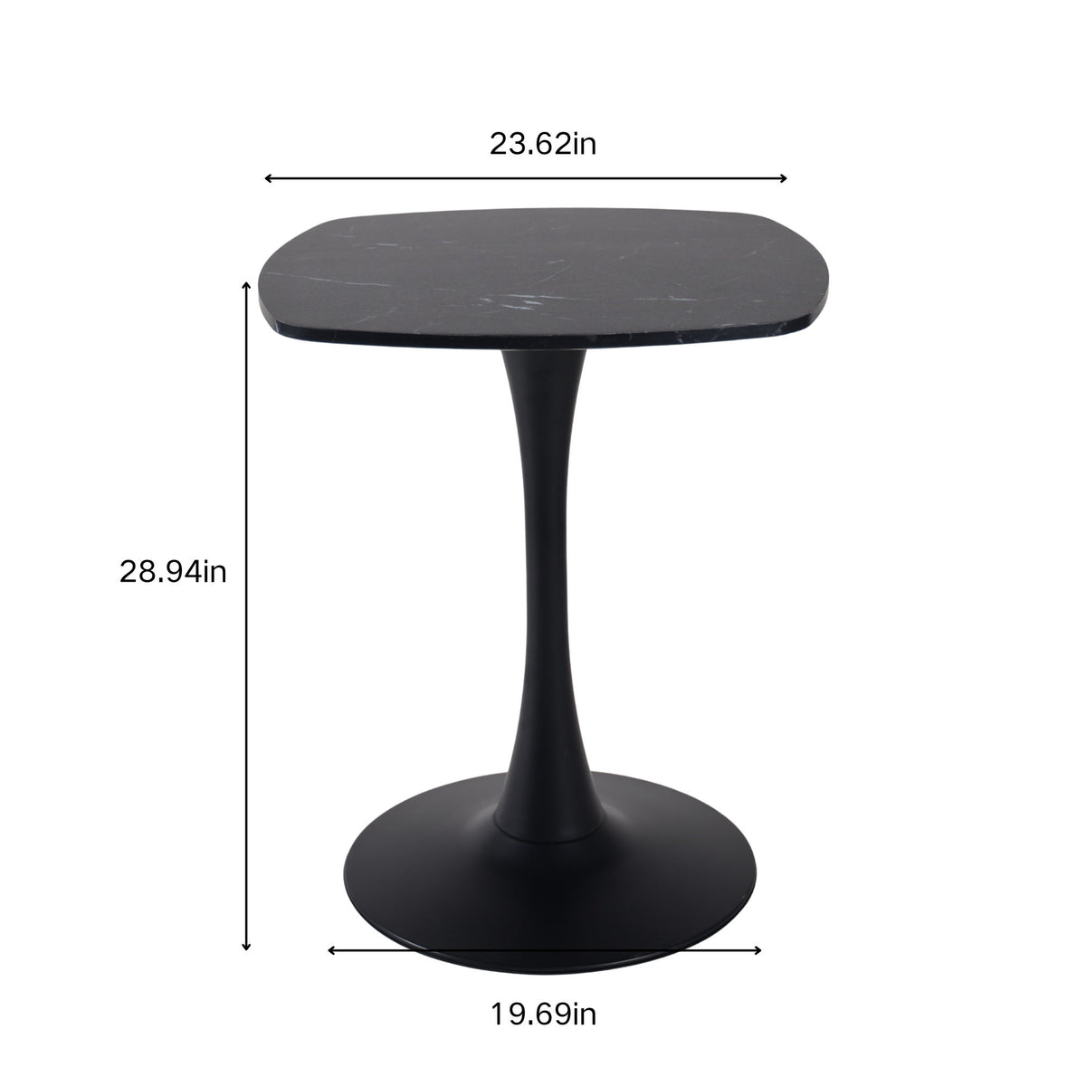 Dining Table Square - Black