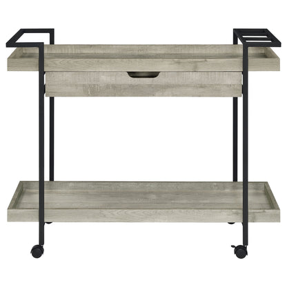 Begonia - 1 Drawer Cart - Driftwood
