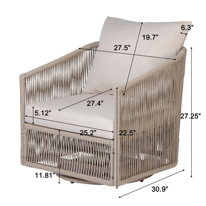 Outdoor 360° Swivel Patio Chair