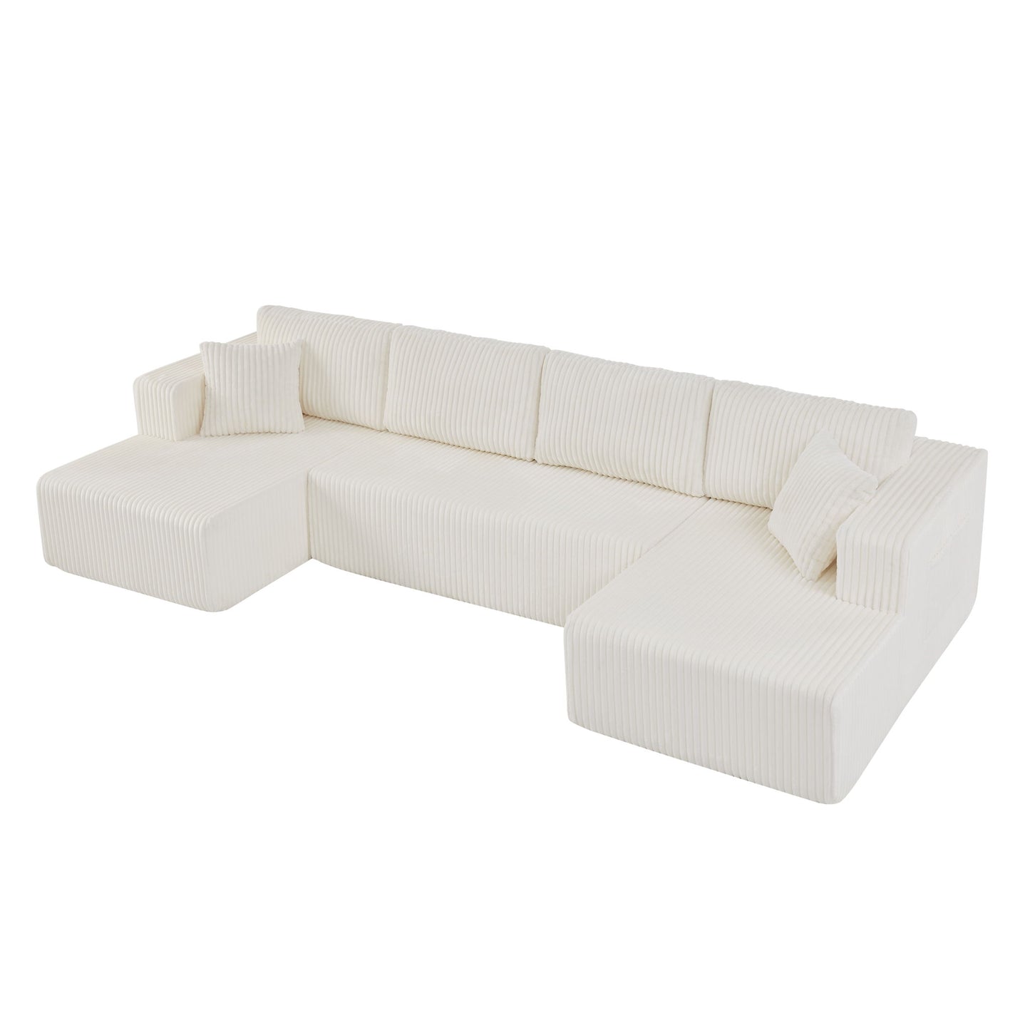 U - Shaped Modular Sectional Sofa For Living Room