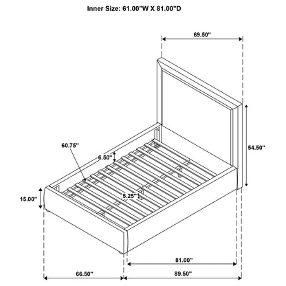 Brandon - Upholstered Platform Bed