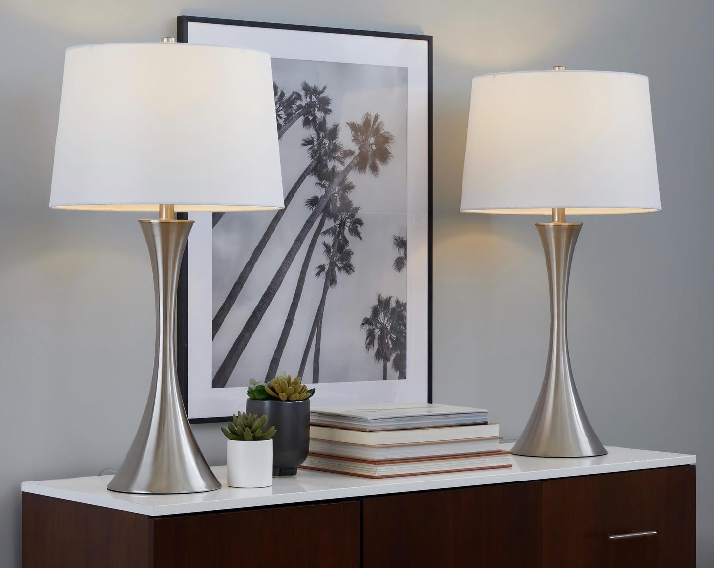 Lenuxe - Contemporary Elegant Table Lamp (Set of 2)