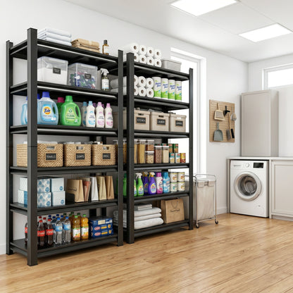 Tall Storage Shelf, Adjustable Height Storage Rack