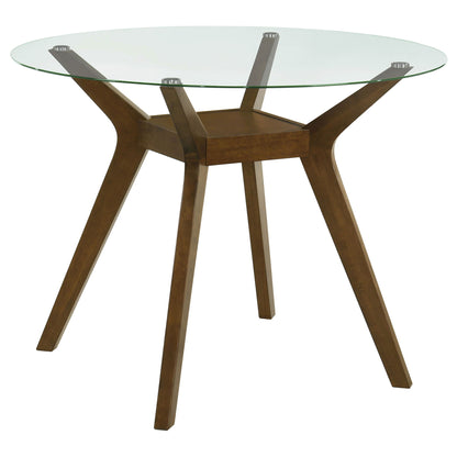 Flynn - Round Counter Height Dining Table - Brown