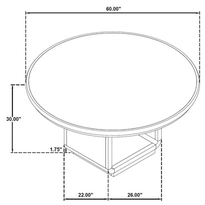 Bangor - Round Dining Table Set With Chairs