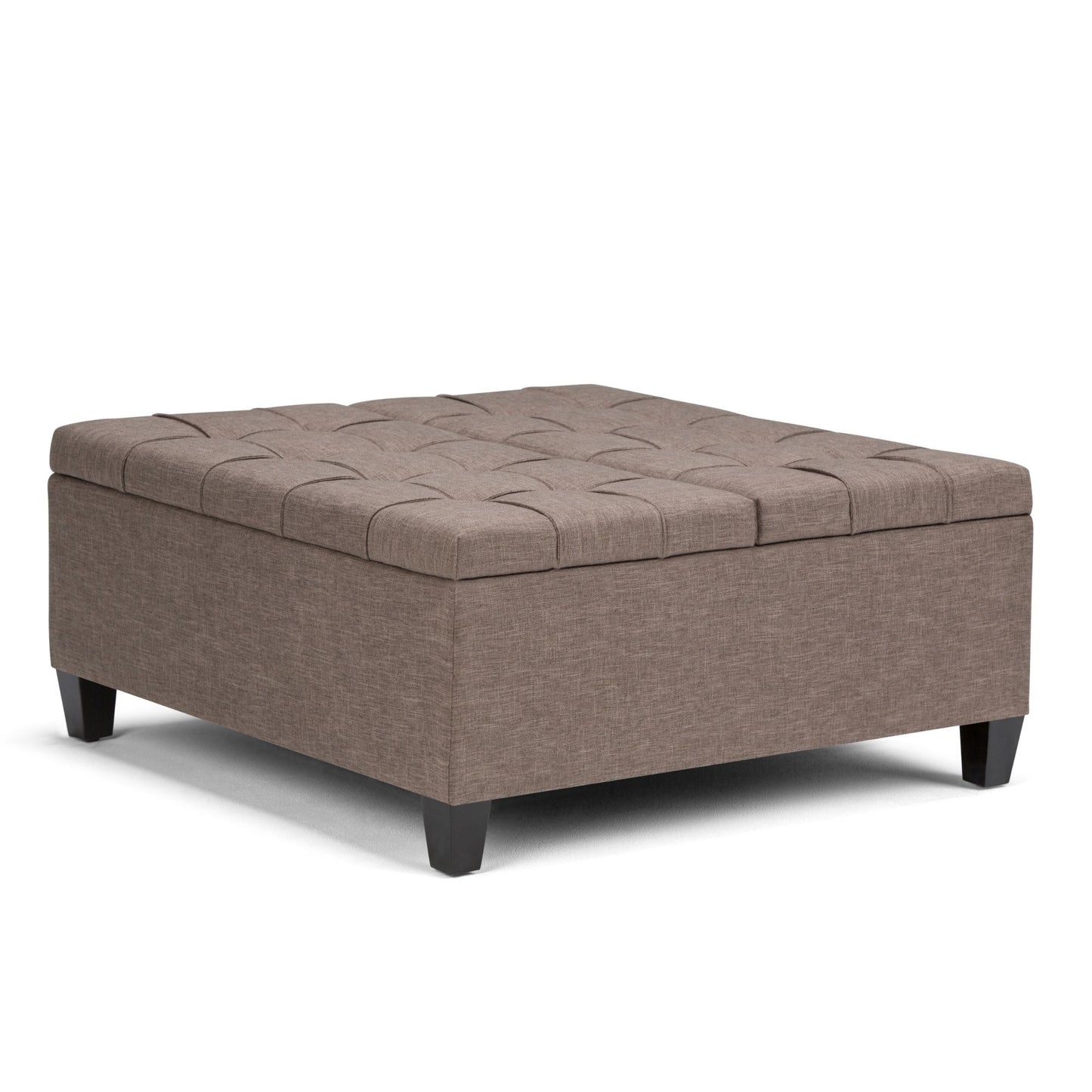 Harrison - Coffee Table Storage Ottoman - Tanners Brown