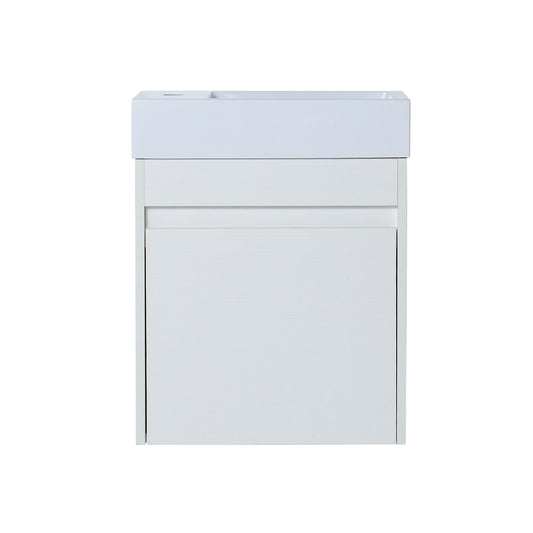 Sink Floating Bathroom Vanity With Soft Close Cabinet Door