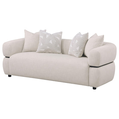 Ramsay - Round Arm Sofa - Beige
