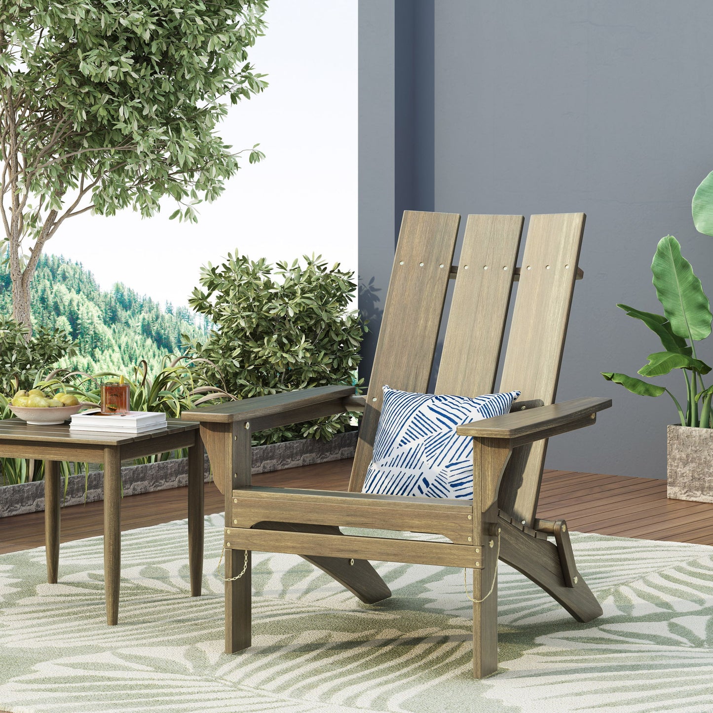 Aurascape - Outdoor Comfort Foldable Adirondack Chair