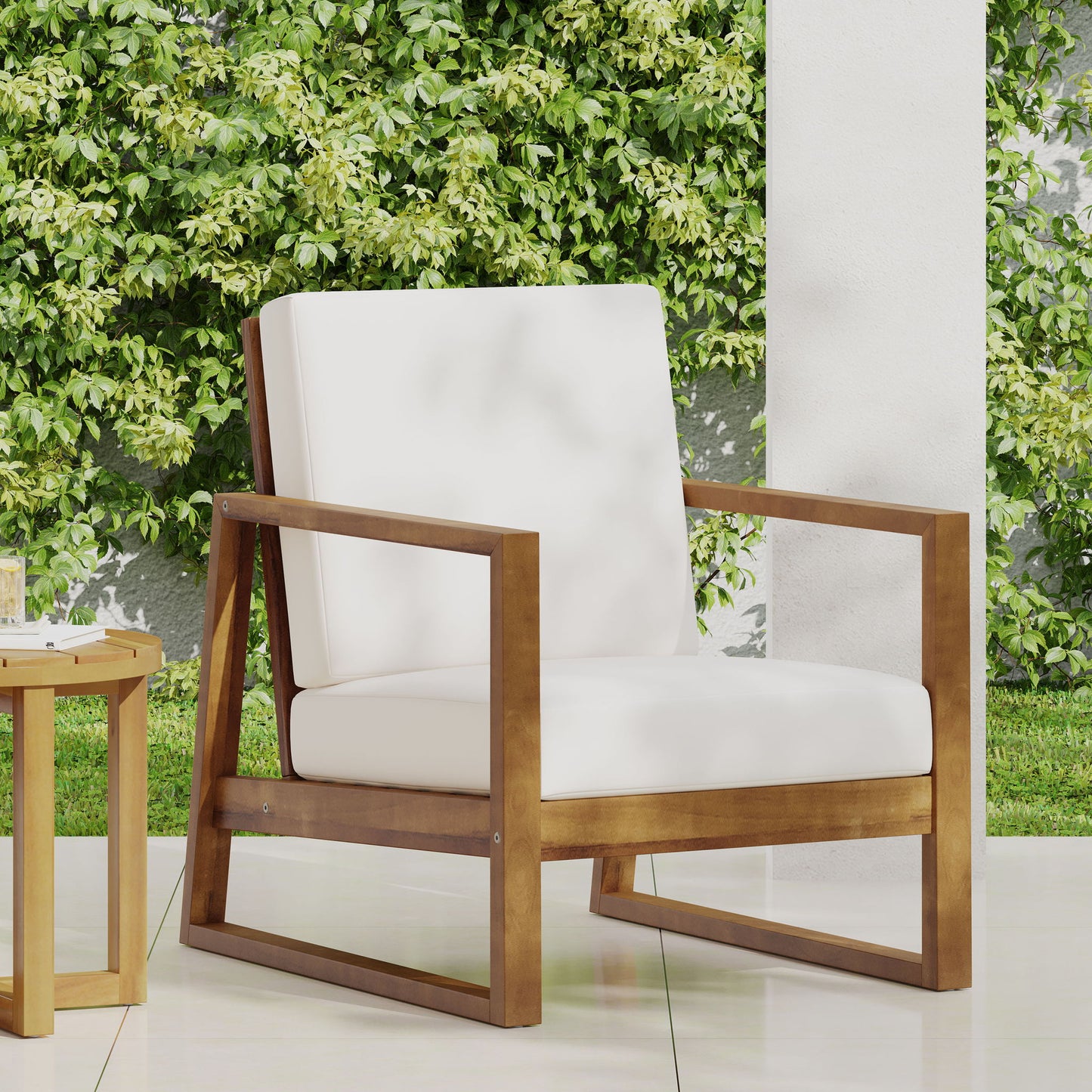 4 Person Outdoor Seating Group With Water Resistant Cushions