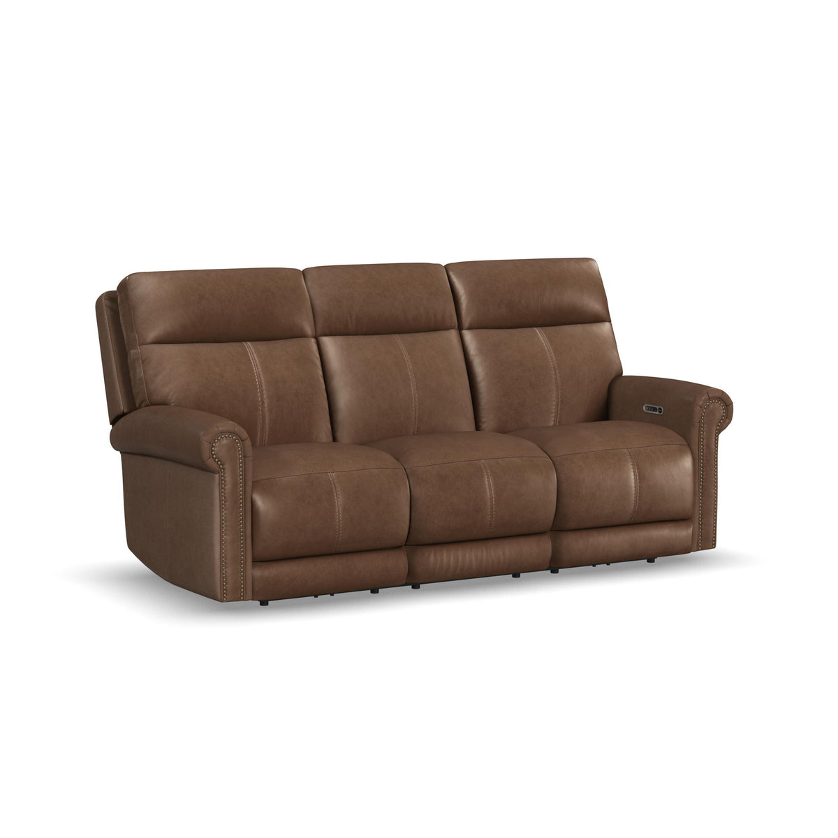 Alexander - Power Reclining Sofa With Console, Power Headrest & Lumbar