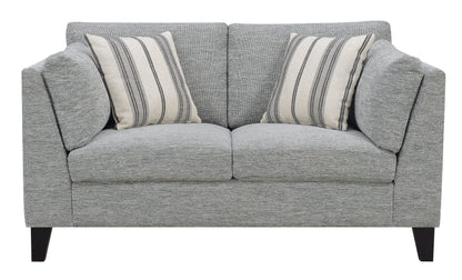 Loveseat - Gray - Wood