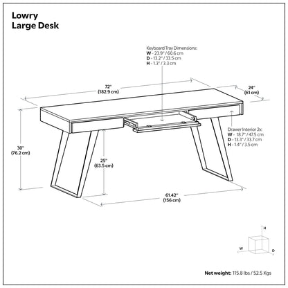 Lowry - Handcrafted Desk