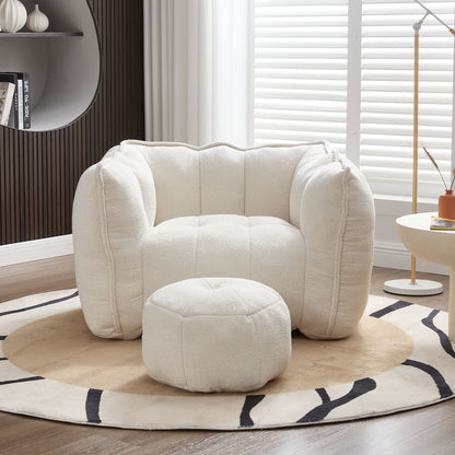 Soft Bean Bag Chair With High Resilient Foam