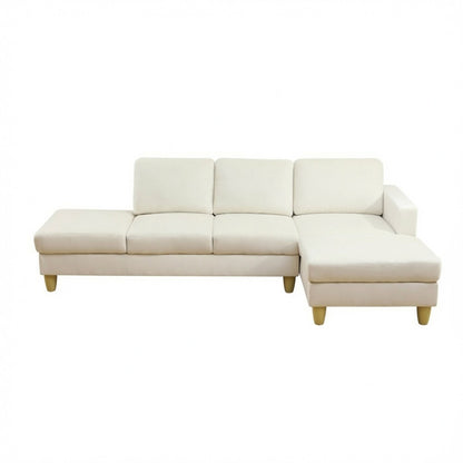 L - Shaped Sectional Sofa With Chaise & Ottoman