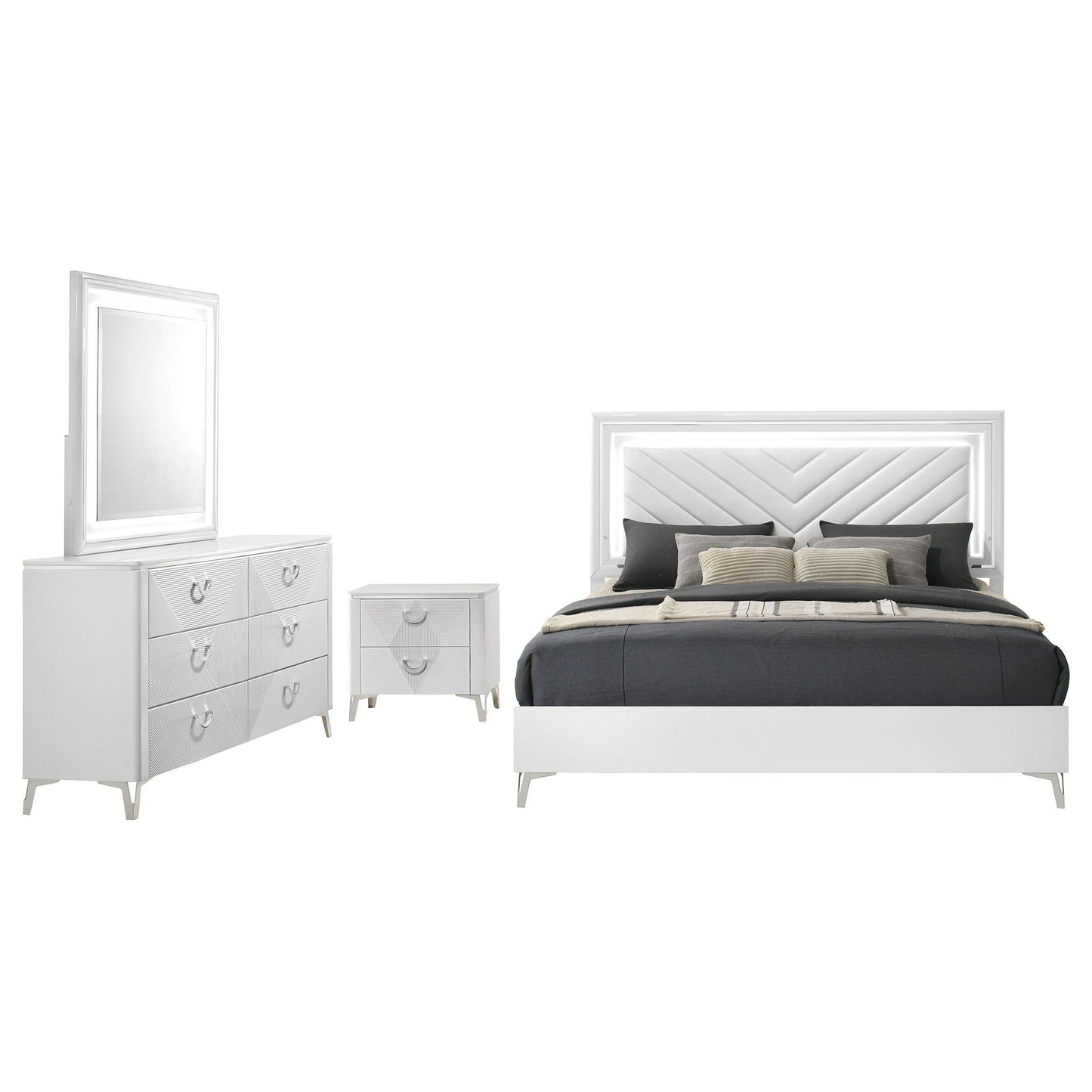 Buckley - Bedroom Set With LED Lighting