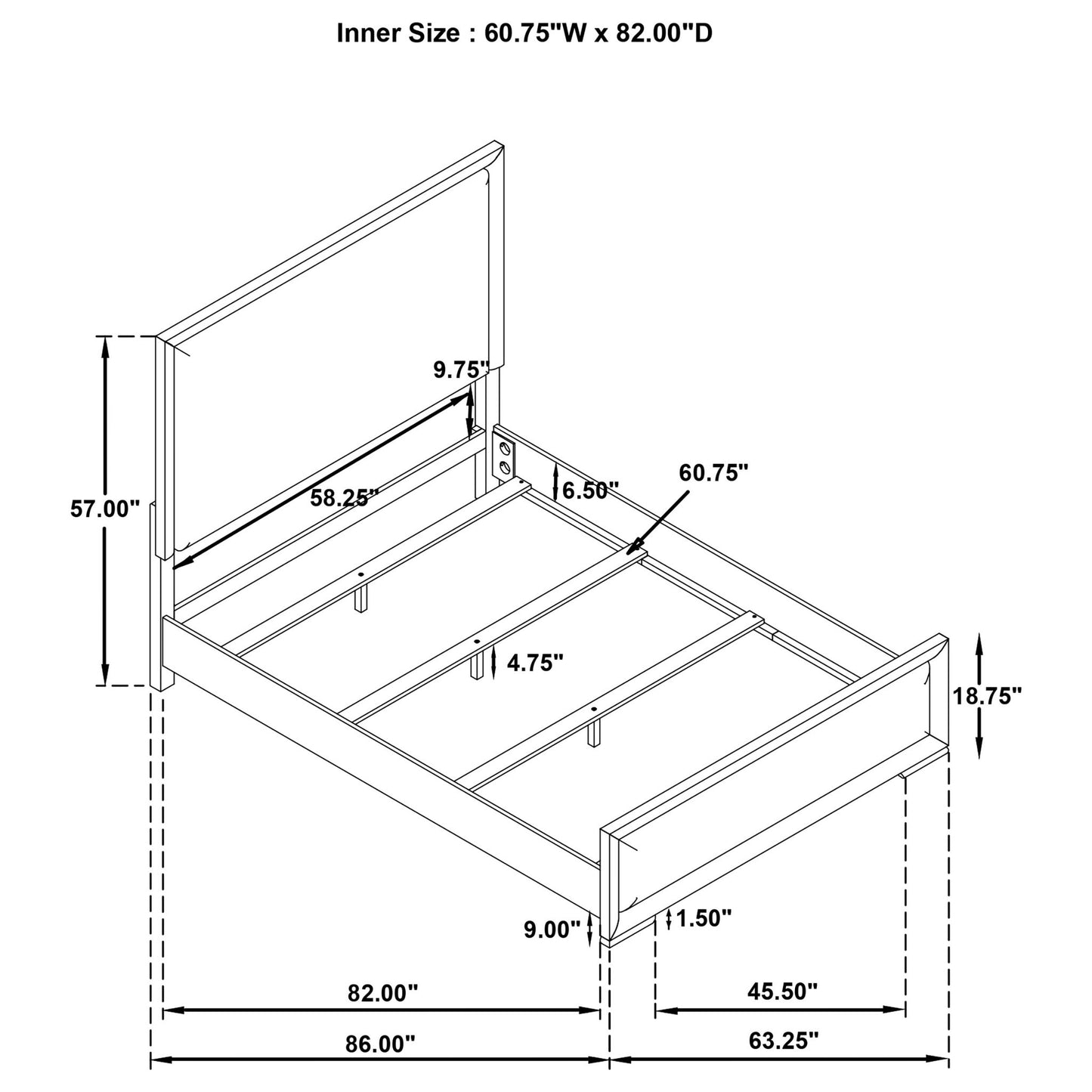 Robinson - Panel Bed