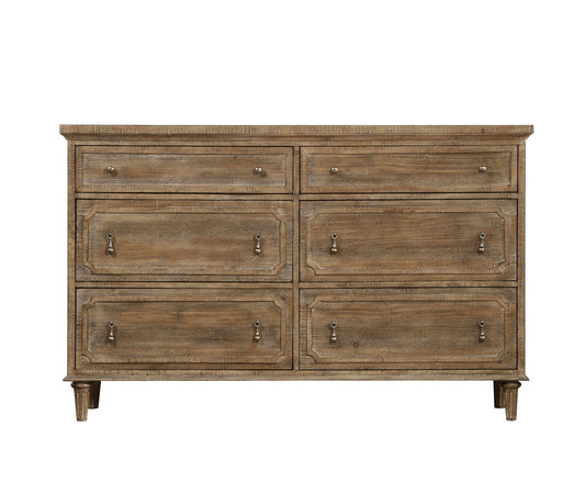 6 Drawer Dresser - Taupe