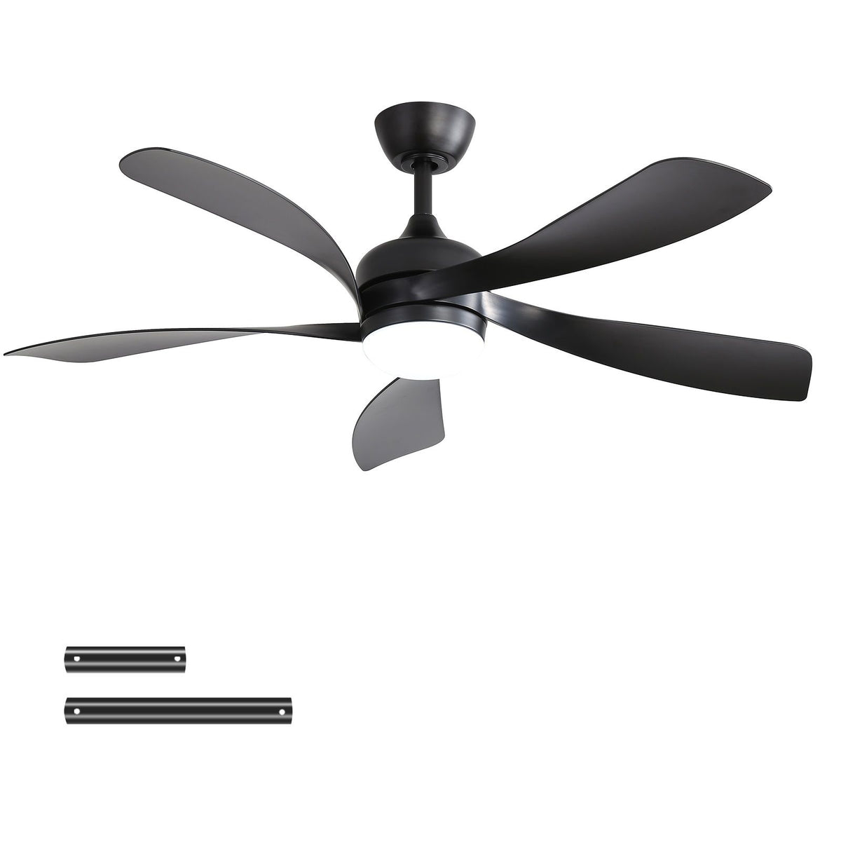 45" Ceiling Fan With DC Motor Smart App Control Quiet Reversible Operation Dimmable Lighting And Timer