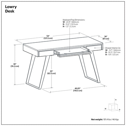 Lowry - Handcrafted Desk