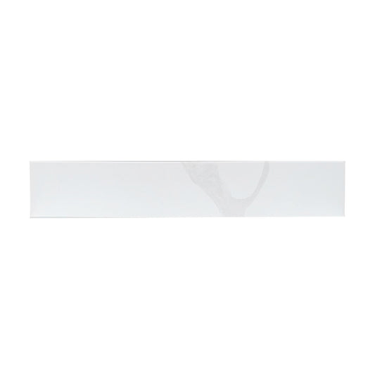 Side Splash With Backsplash For Bathroom Vanity Top - White