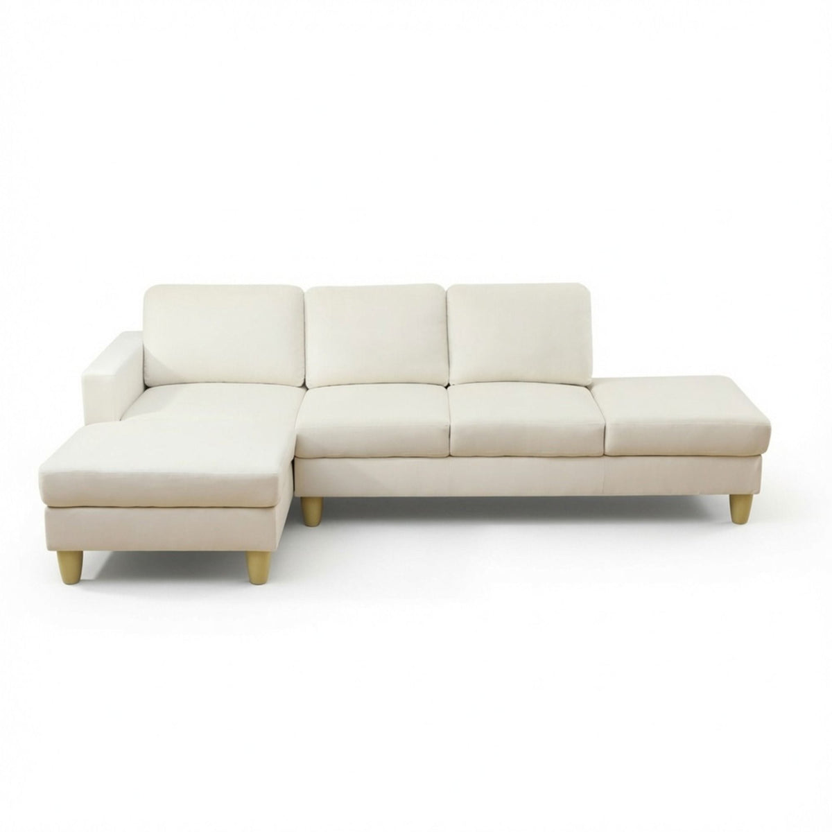 L - Shaped Sectional Sofa With Chaise & Ottoman