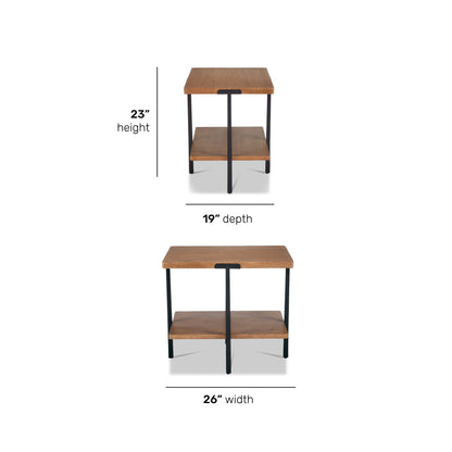 Millwork - End Table - Light Brown