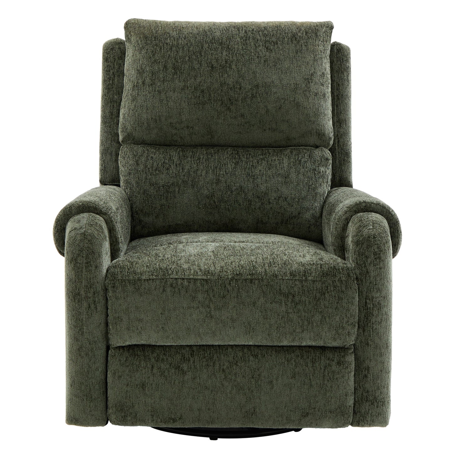 Manual Recliner Massage Chair With Swivel Rocker, 8 Massage Modes, Side Storage Pocket