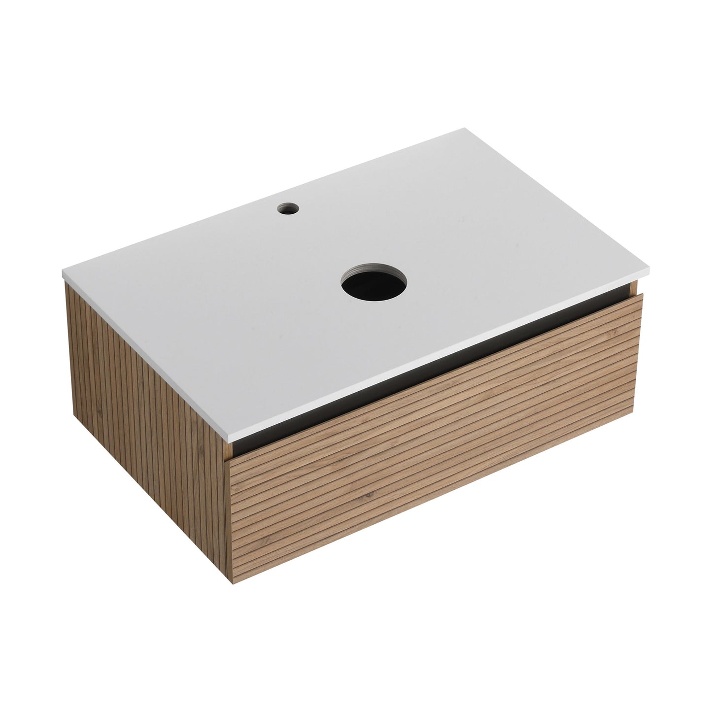 Wall Mounted Bathroom Vanity & 1 Soft Close Drawer (Excluding Sink)