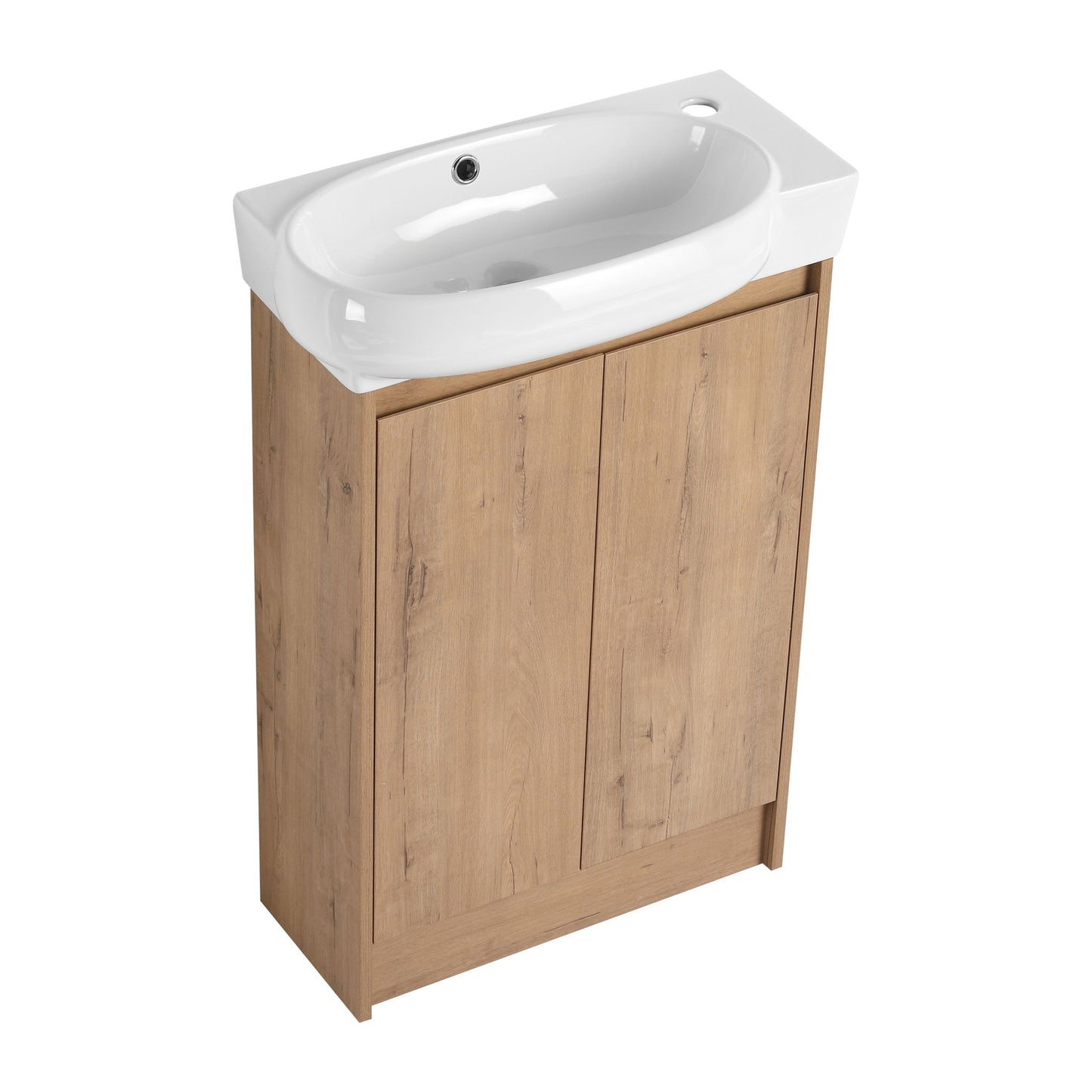 Freestanding Bathroom Vanity & Sink, Soft Close Doors