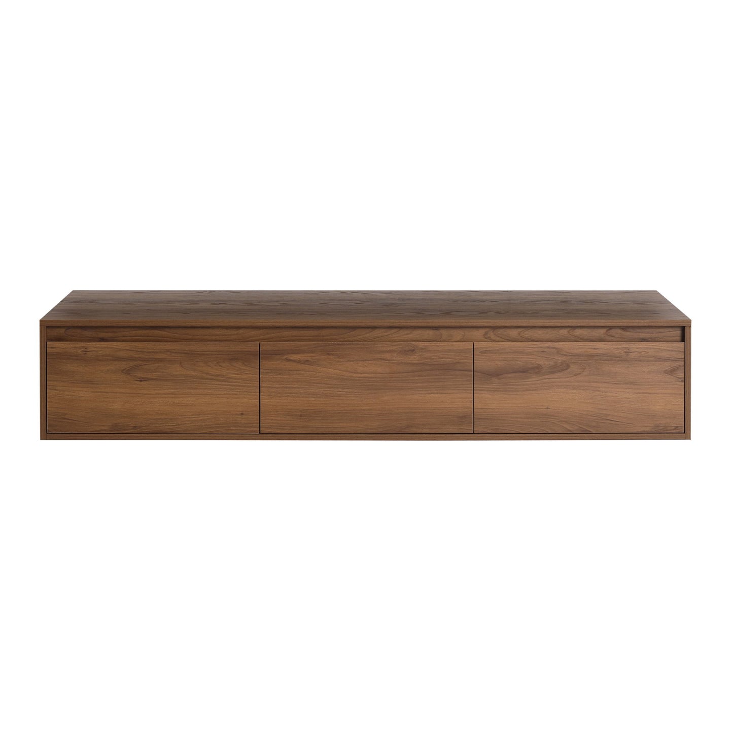 Modern Minimalist Bathroom Cabinet With Soft Close Drawers And Floating Mounting Design