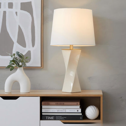 Curvo - Square Contemporary Table Lamp