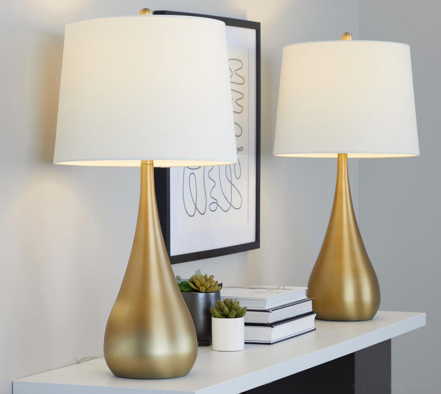 Pebble - Contemporary Table Lamp (Set of 2)