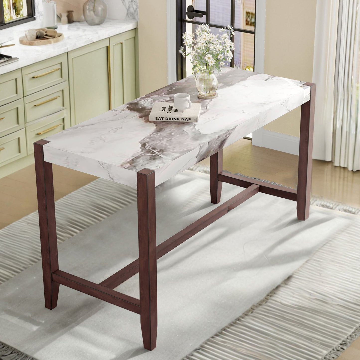 Counter Height Bar Table For Kitchen