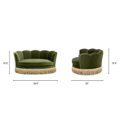 Clara - Scalloped Pet Sofa Bed