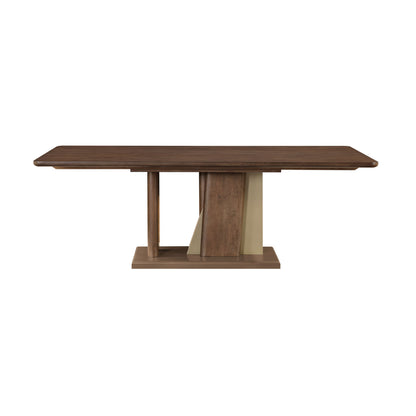 Ouida - Dining Table - Brown / Gold