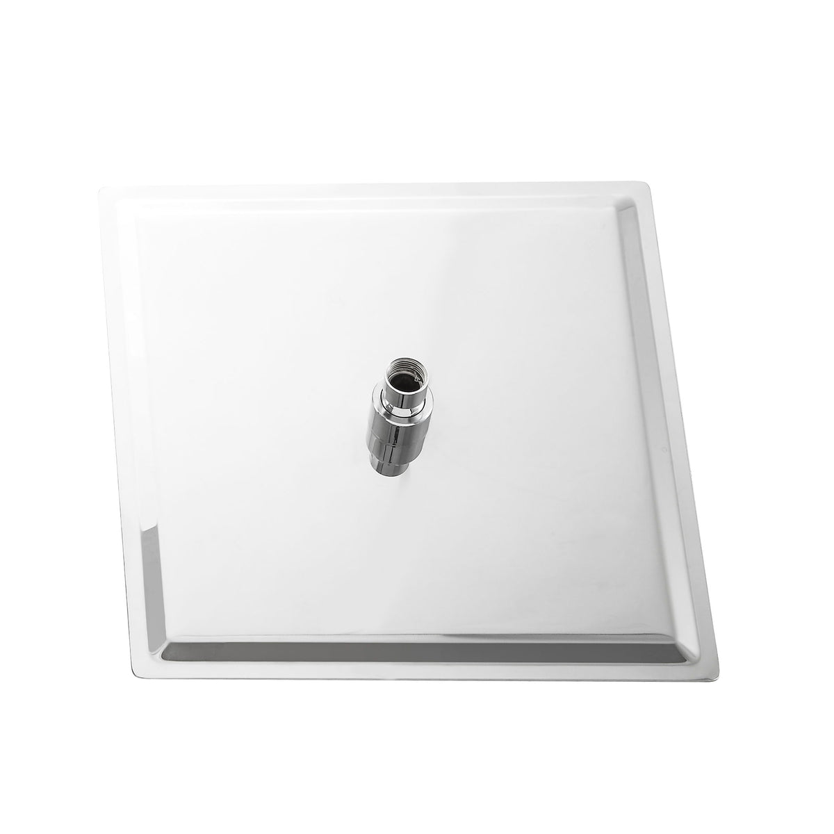 Ultra Thin Square Rainfall Shower Head Stainless Steel, Wall Or Ceiling Mount - Chrome