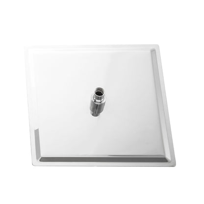 Ultra Thin Square Rainfall Shower Head Stainless Steel, Wall Or Ceiling Mount - Chrome