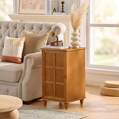 Floor Cabinet With Adjustable Shelf, Storage For Entryway