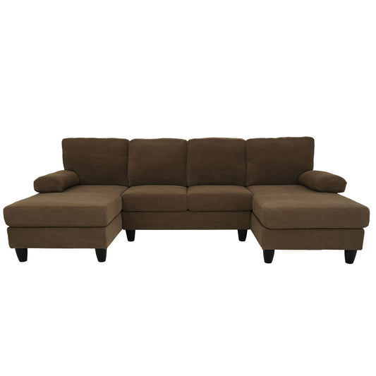 U-Shaped Sofa With Dual Chaise
