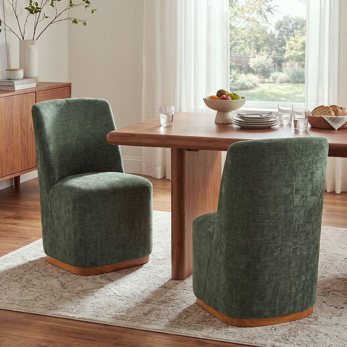 Indoor Upholstered Dining Chair (Set of 2)