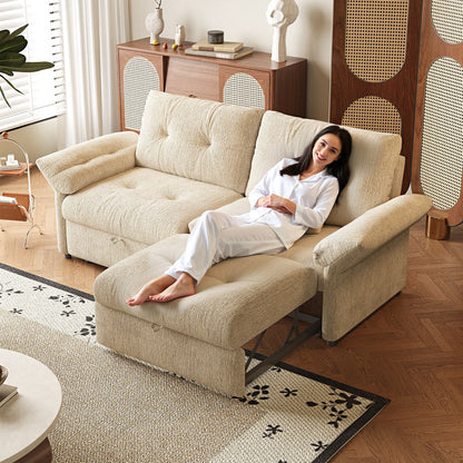 Sofa Bed, 2 In 1 Design For Living Rooms