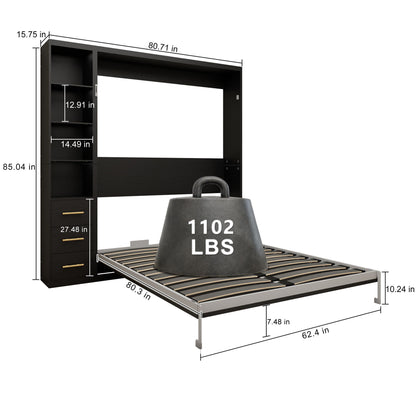 Multifunctional Vertical Murphy Wall Bed