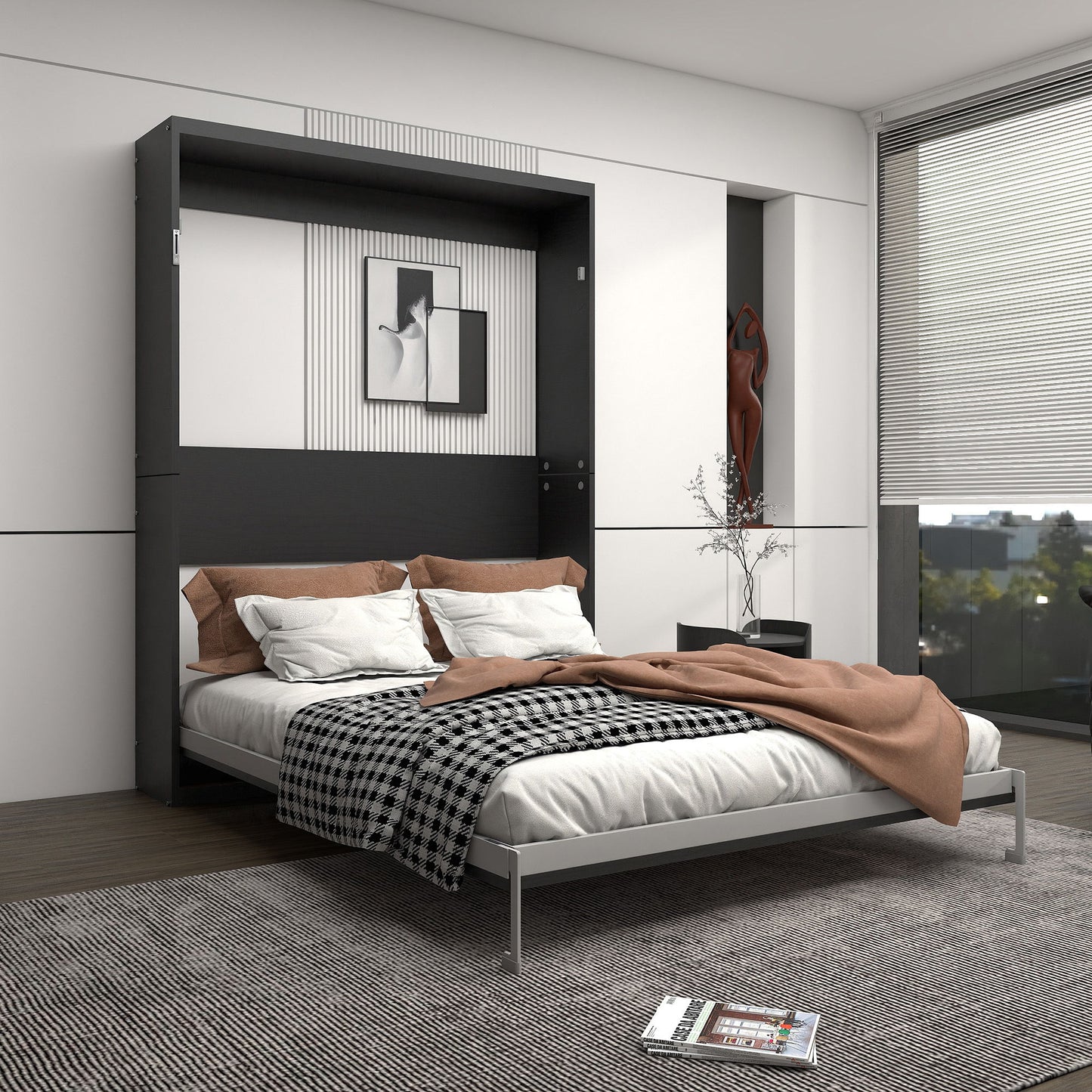 Multifunctional Vertical Murphy Wall Bed