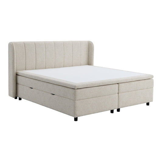 Adonia - Eastern King Storage Bed With Mattress Included - Beige