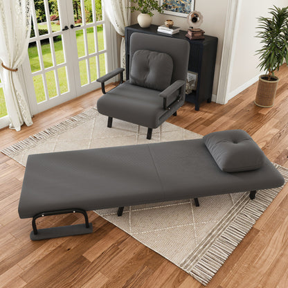 5 In 1 Folding Sofa Bed With 5 Position Adjustable Backrest
