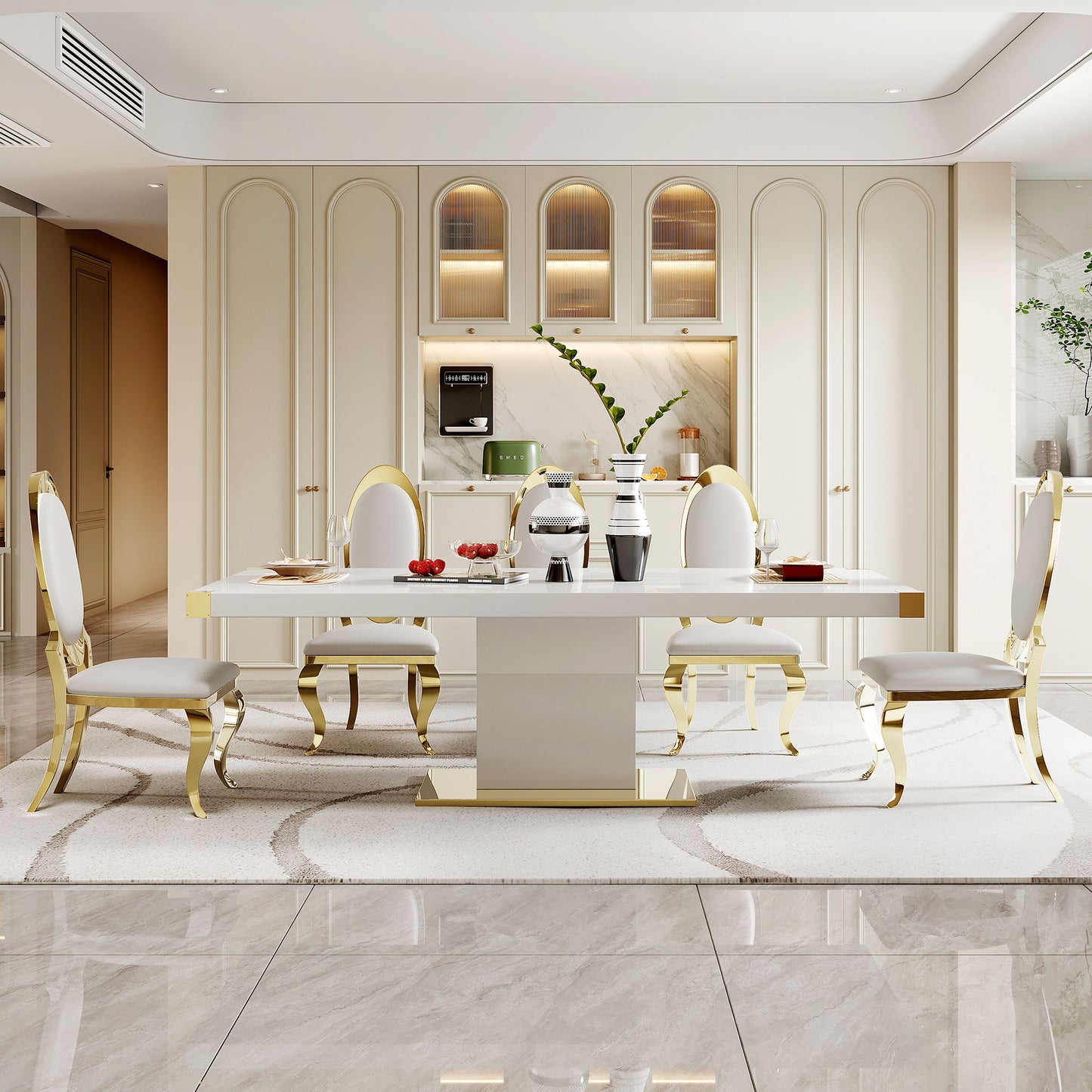 Top Dining Table With Finish Corner